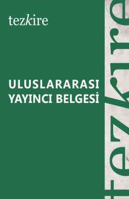 ULUSLARARASI YAYINCI BELGESİ | TEZKİRE